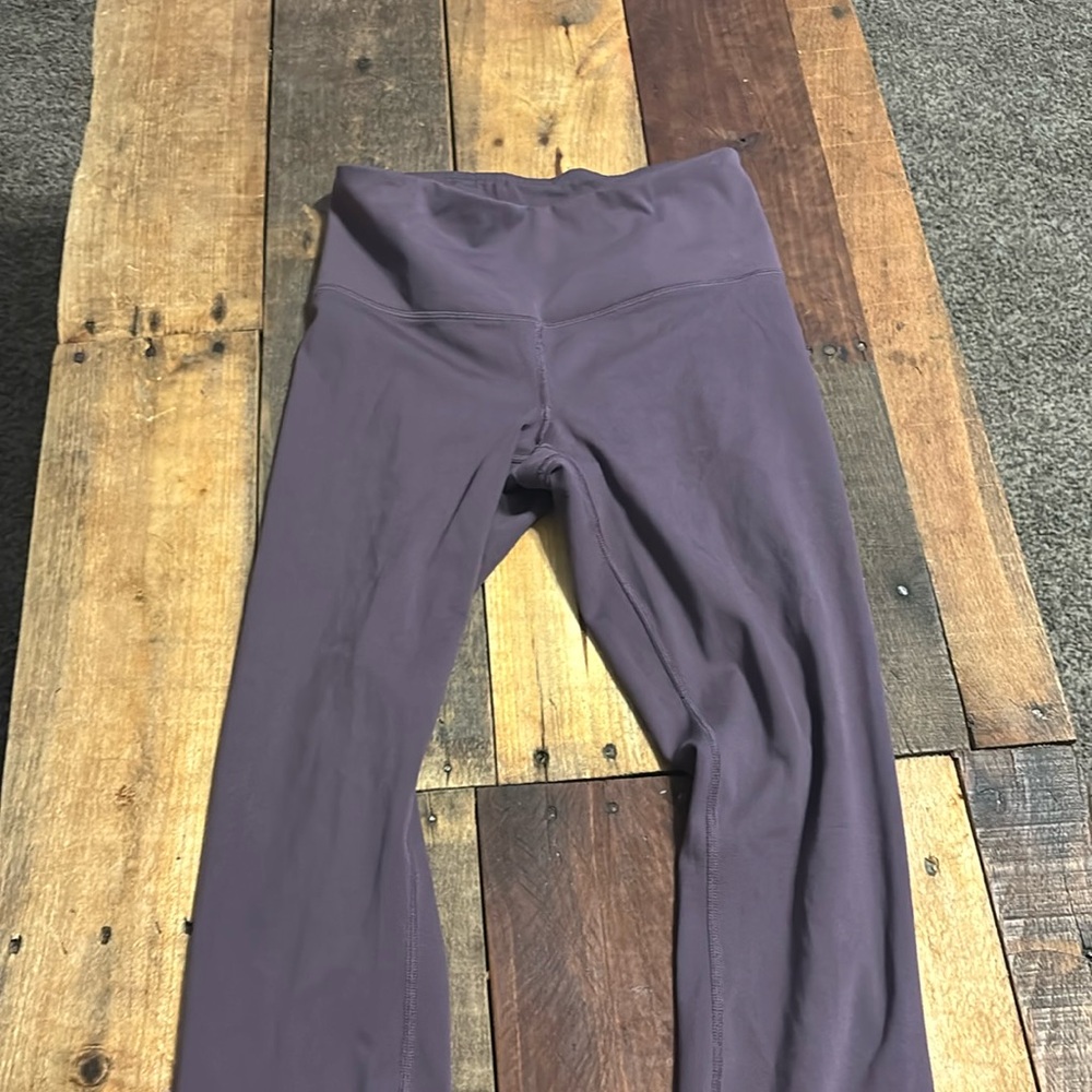 Purple workout leggings